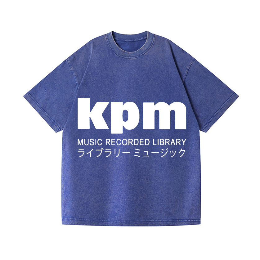 KPM Music Recorded Library Vintage Wash Japanese Design T-Shirt