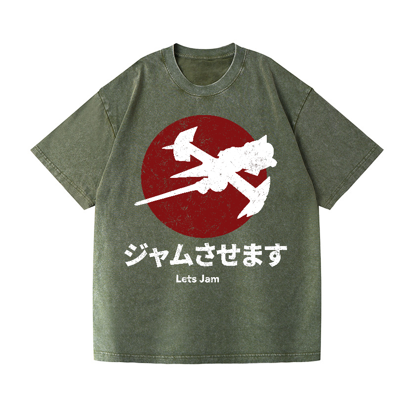Cowboy Bebop Farm Vintage Wash Japanese Design T-Shirt