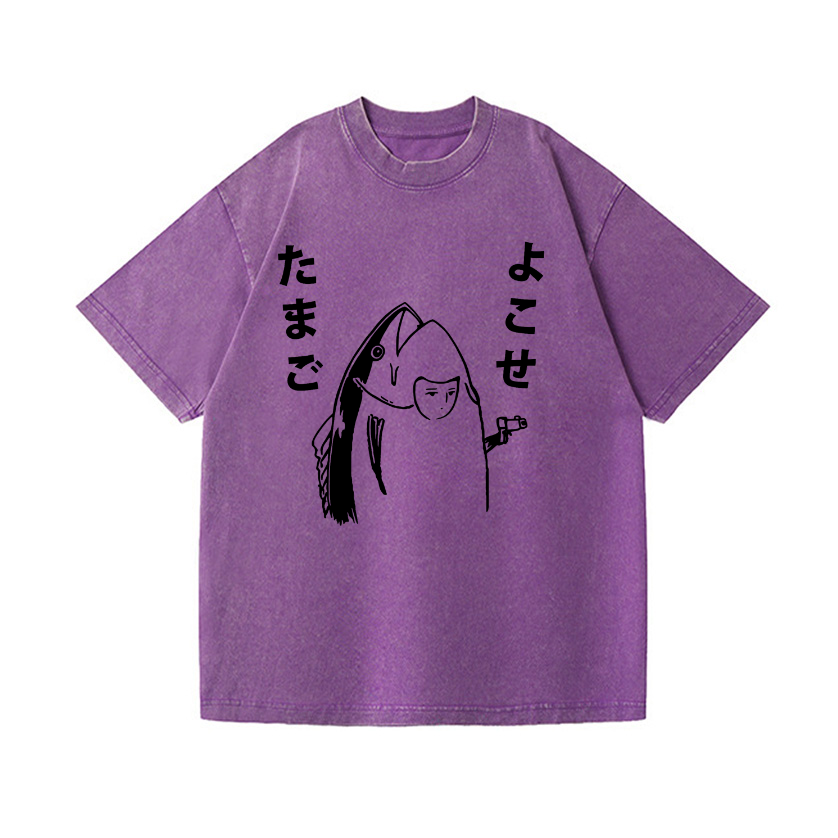 Takoyaki and Ramen Vintage Wash Japanese Design T-Shirt