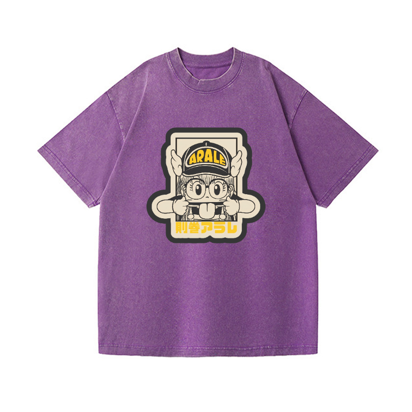 Arale Anime Vintage Wash Japanese Design T-Shirt