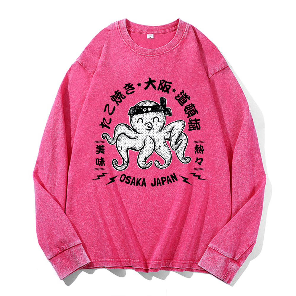 Vintage Cotton Wash Crewneck Sweatshirt