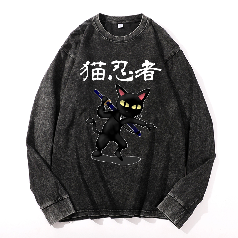 Duck Vintage Cotton Wash Crewneck Sweatshirt