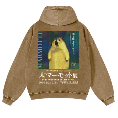 Marmot Vintage Washed Cotton Back Art Hoodie