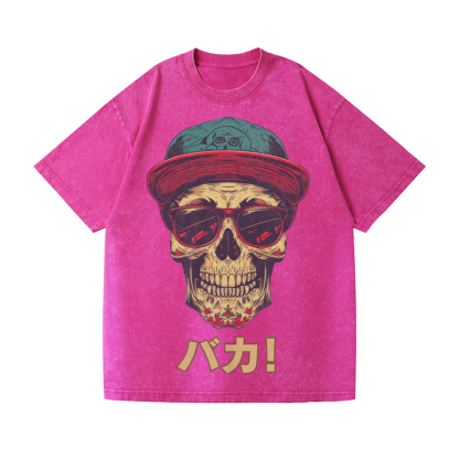 Vintage Wash Japanese Design T-Shirt