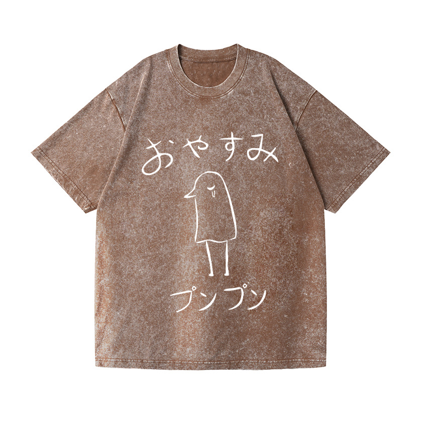 The Pure Existence Vintage Wash Japanese Design T-Shirt