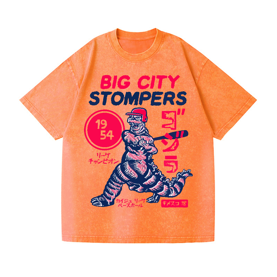 Big City Stompers Vintage Wash Japanese Design T-Shirt