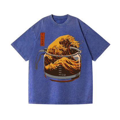 Vintage Wash Japanese Design T-Shirt