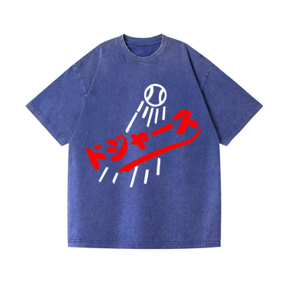 Vintage Wash Japanese Design T-Shirt