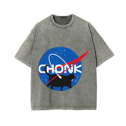 CHONK/NASA Vintage Wash Japanese Design T-Shirt