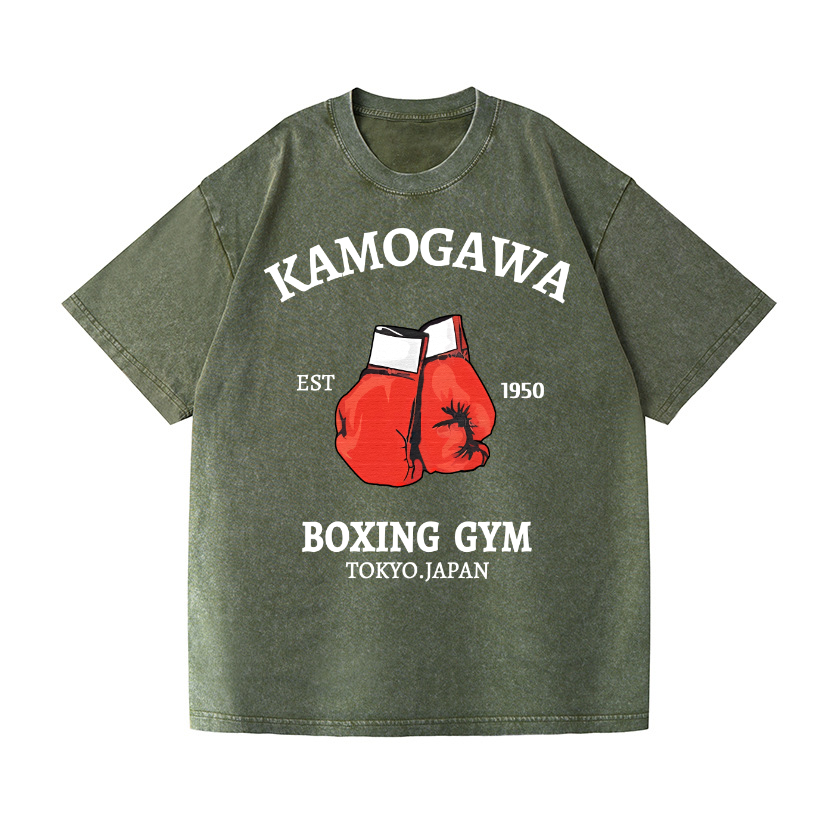 Kamogawa Vintage Wash Japanese Design T-Shirt