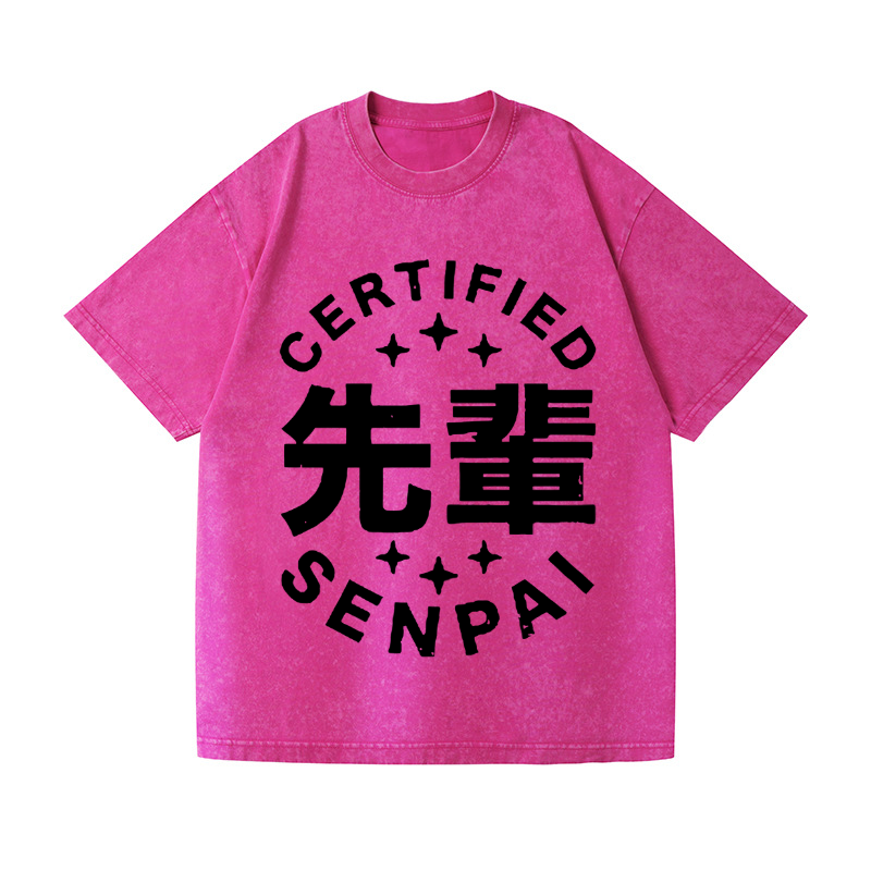 Senpai Vintage Wash Japanese Design T-Shirt