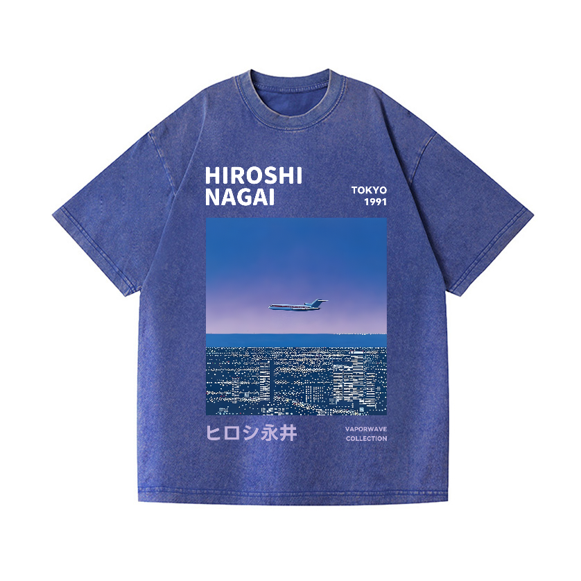Hiroshi Nagai Vintage Wash Japanese Design T-Shirt