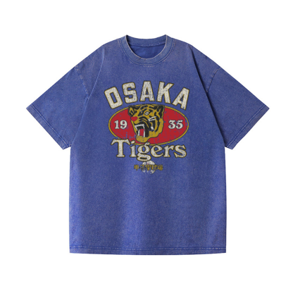 Osaka Tigers 1935 Vintage Wash Japanese Design T-Shirt
