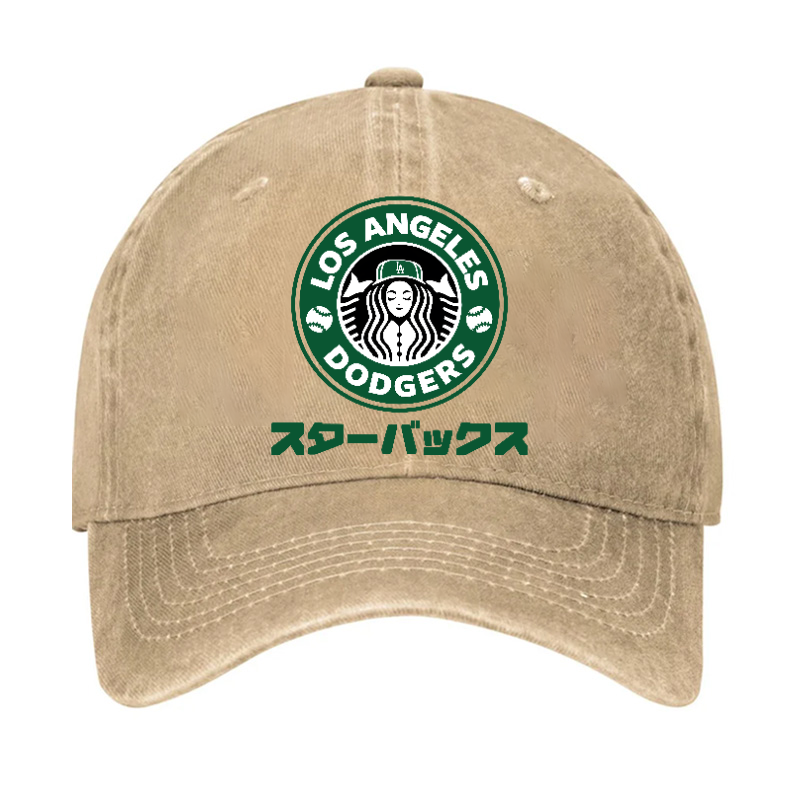 Los Angeles Dodgers Baseball Starbucks Vintage Cotton Cap