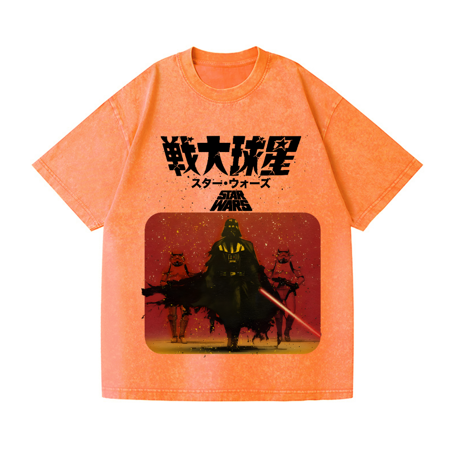 Star Wars Vintage Wash Japanese Design T-Shirt