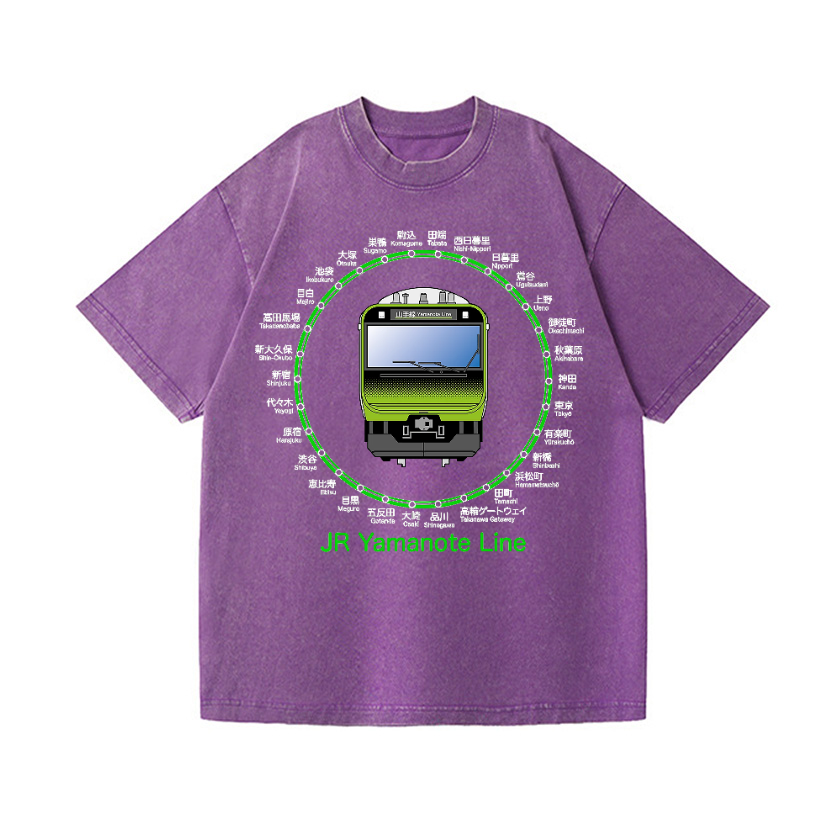 Vintage Wash Japanese Design T-Shirt