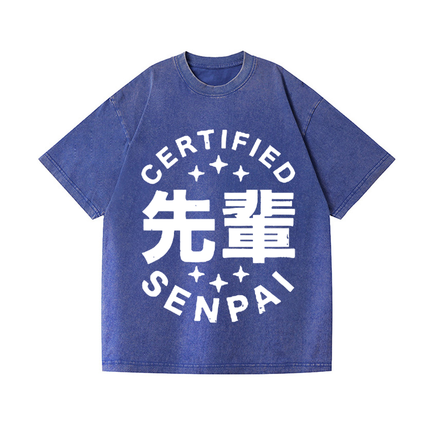 Senpai Vintage Wash Japanese Design T-Shirt