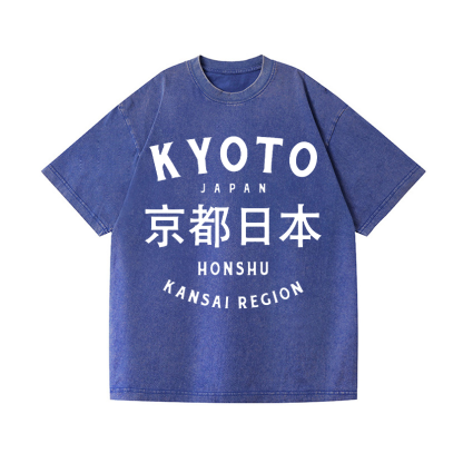 Vintage Wash Japanese Design T-Shirt
