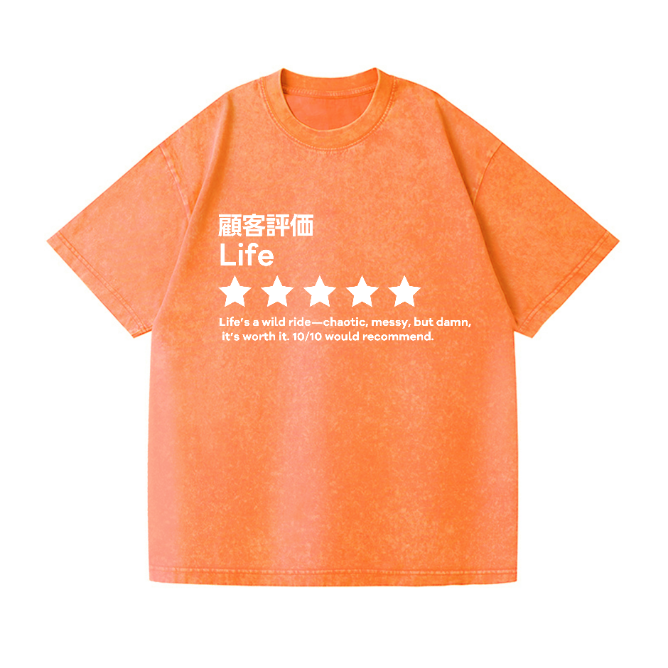 Life Vintage Wash Japanese Design T-Shirt