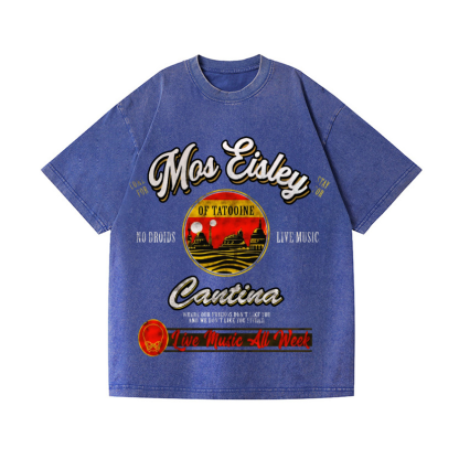 Hokkaido Wave Vintage Wash Japanese Design T-Shirt