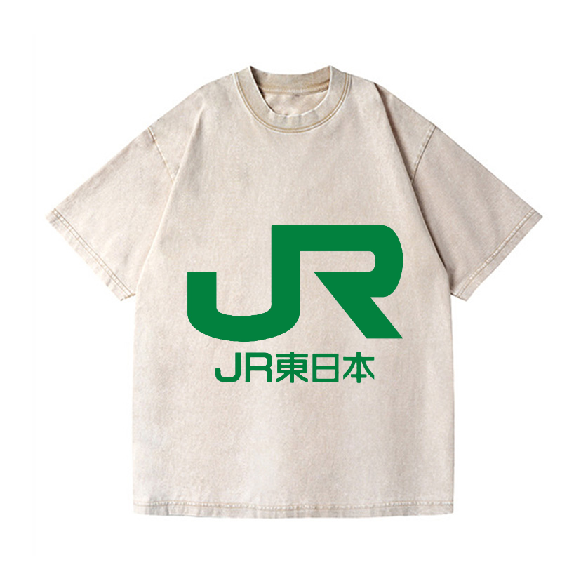 Vintage Wash Japanese Design T-Shirt