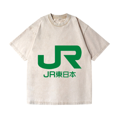 Vintage Wash Japanese Design T-Shirt