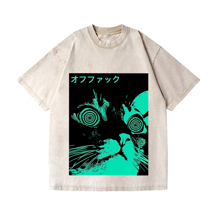 Vintage Wash Japanese Design T-Shirt
