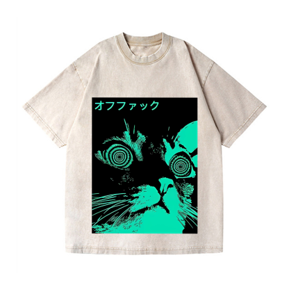 Vintage Wash Japanese Design T-Shirt