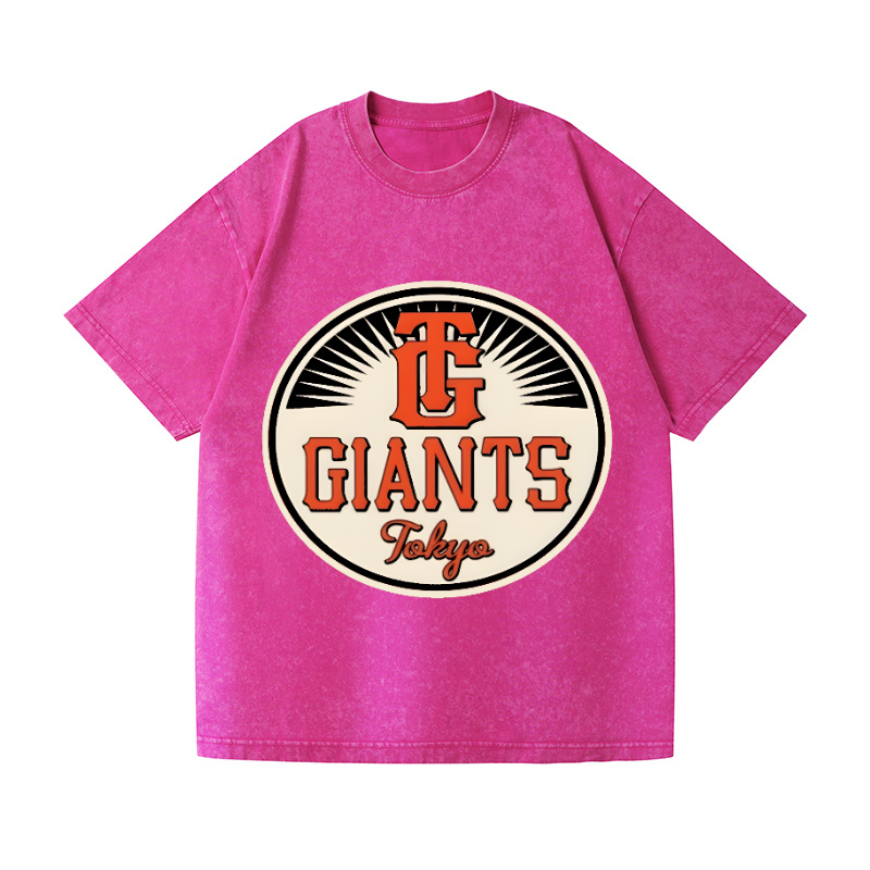 Tokyo Giants Vintage Wash Japanese Design T-Shirt
