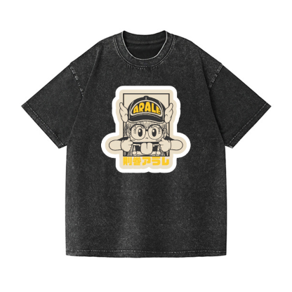 Arale Anime Vintage Wash Japanese Design T-Shirt