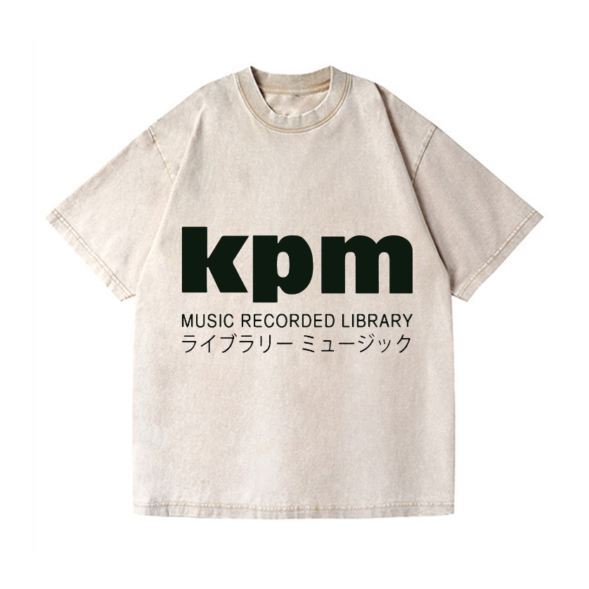 KPM Music Recorded Library Vintage Wash Japanese Design T-Shirt