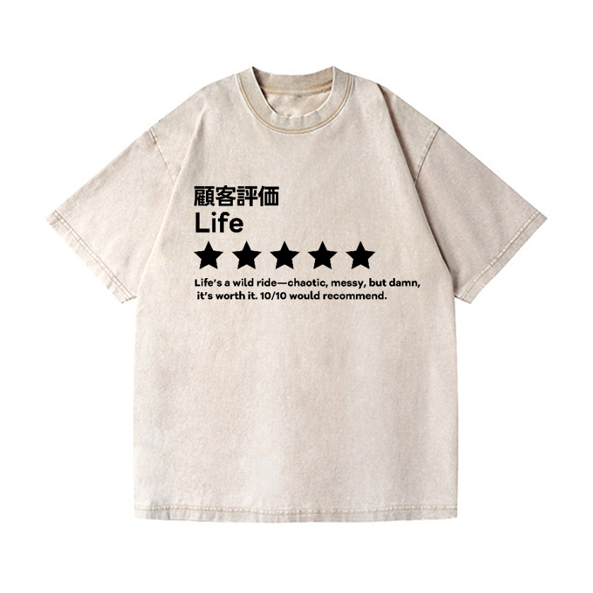 Life Vintage Wash Japanese Design T-Shirt