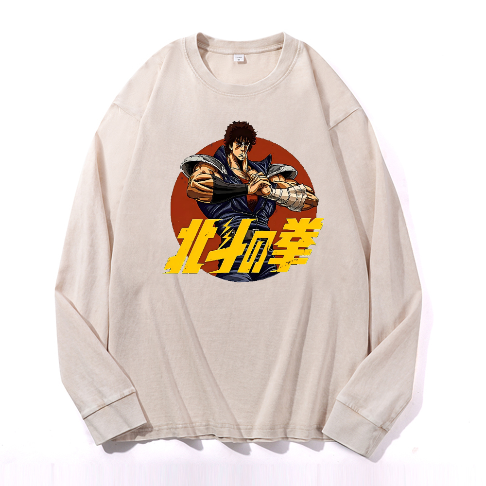 Vintage Cotton Wash Crewneck Sweatshirt