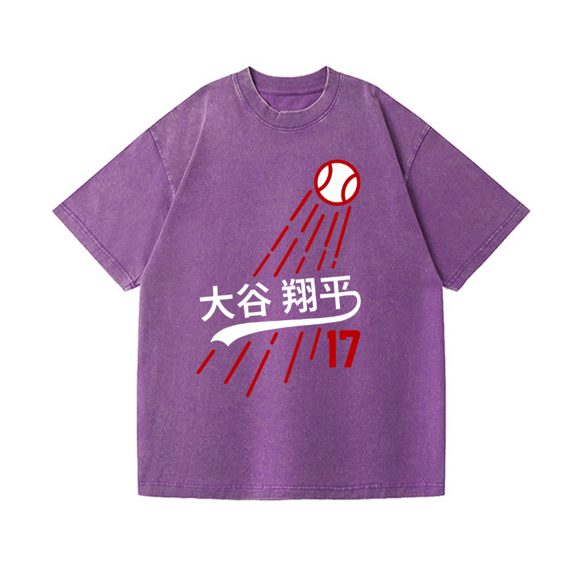 Shohei Ohtani Vintage Wash Japanese Design T-Shirt