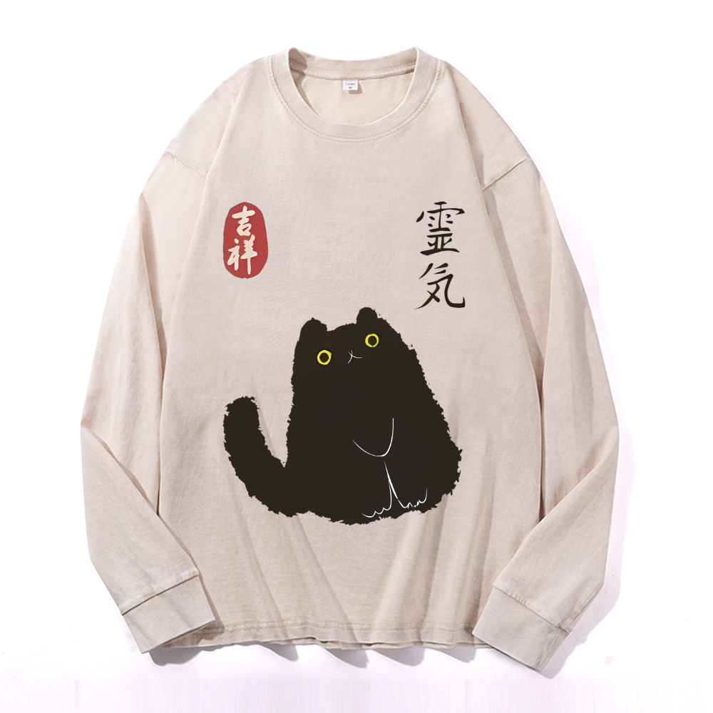 Godzilla Vintage Cotton Wash Crewneck Sweatshirt