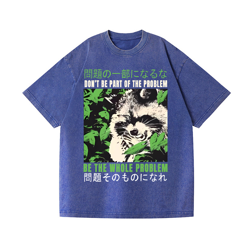 Be the Solution Vintage Wash Japanese Design T-Shirt