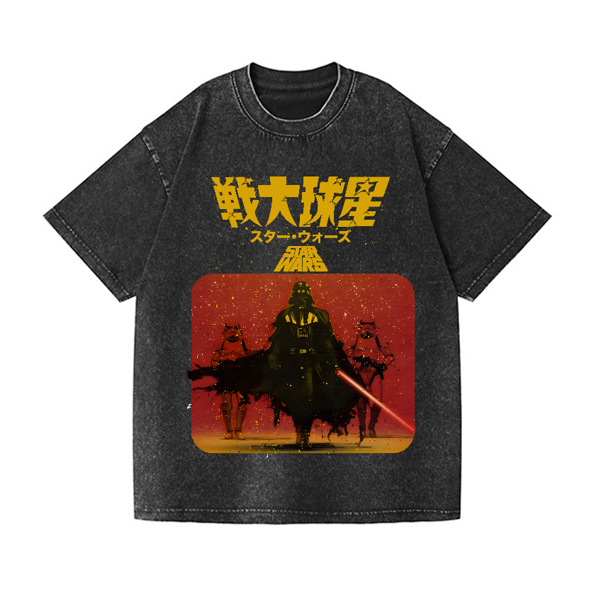 Star Wars Vintage Wash Japanese Design T-Shirt