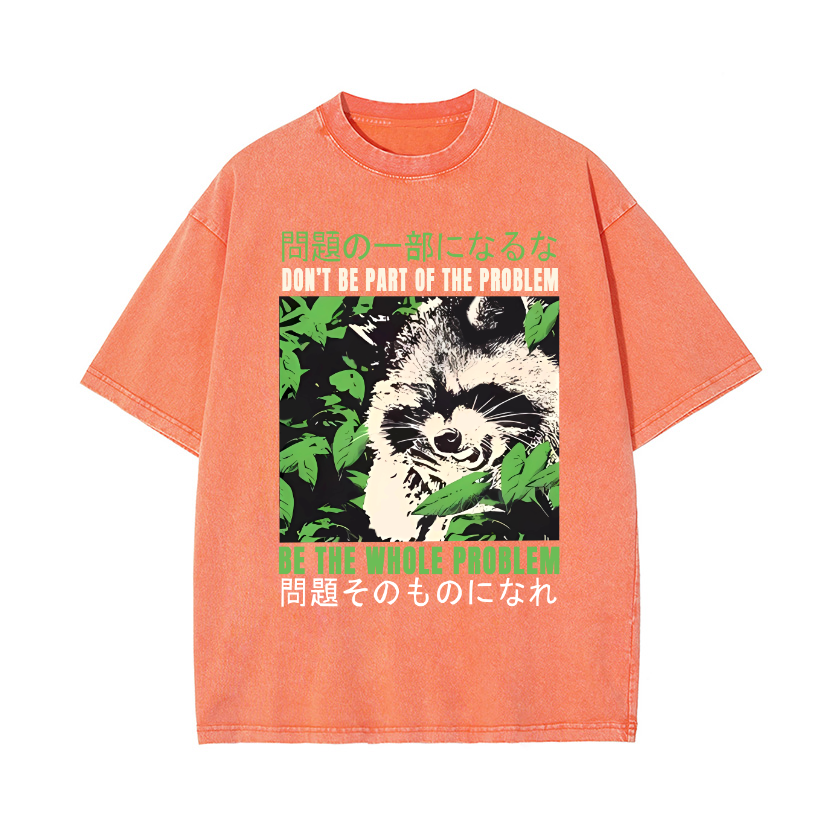 Be the Solution Vintage Wash Japanese Design T-Shirt