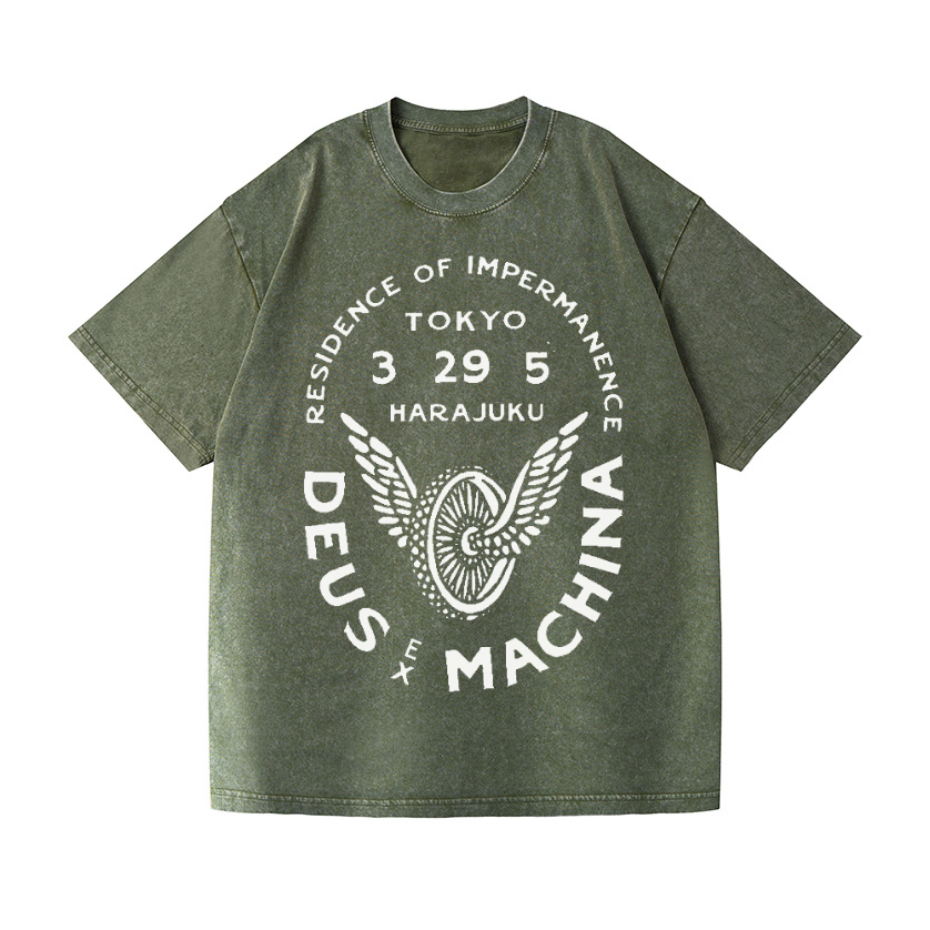 Vintage Wash Japanese Design T-Shirt