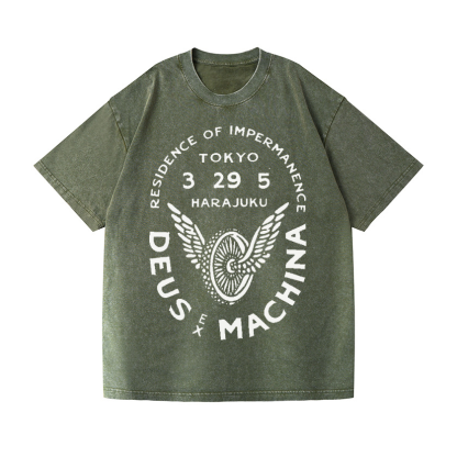 Vintage Wash Japanese Design T-Shirt
