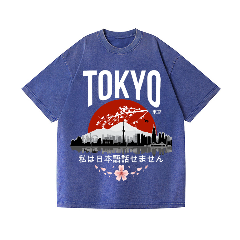 The Beauty of Tokyo Vintage Wash Japanese Design T-Shirt