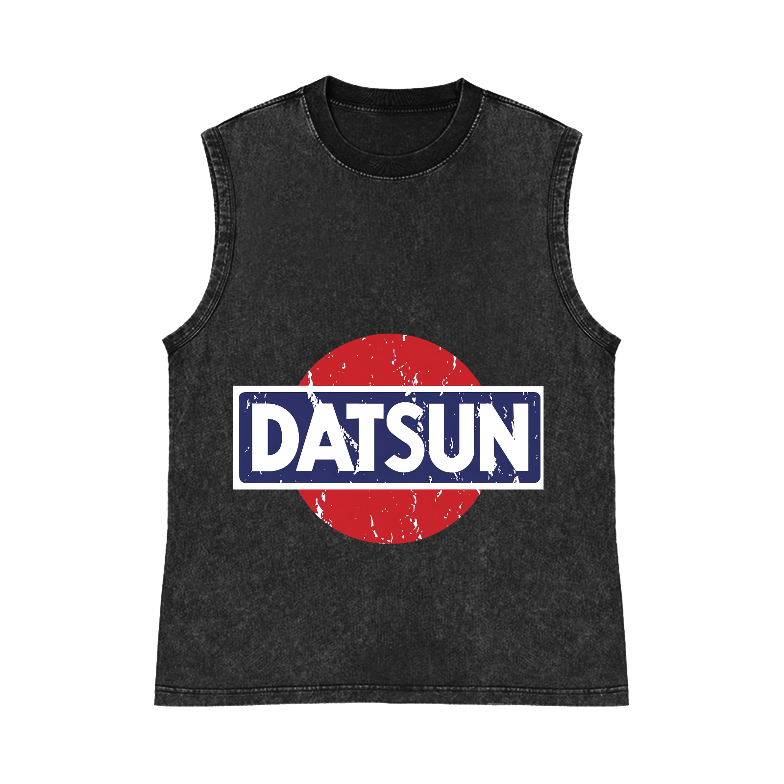 Datsun Pure Cotton Wash-Dyed Sleeveless Tank Top