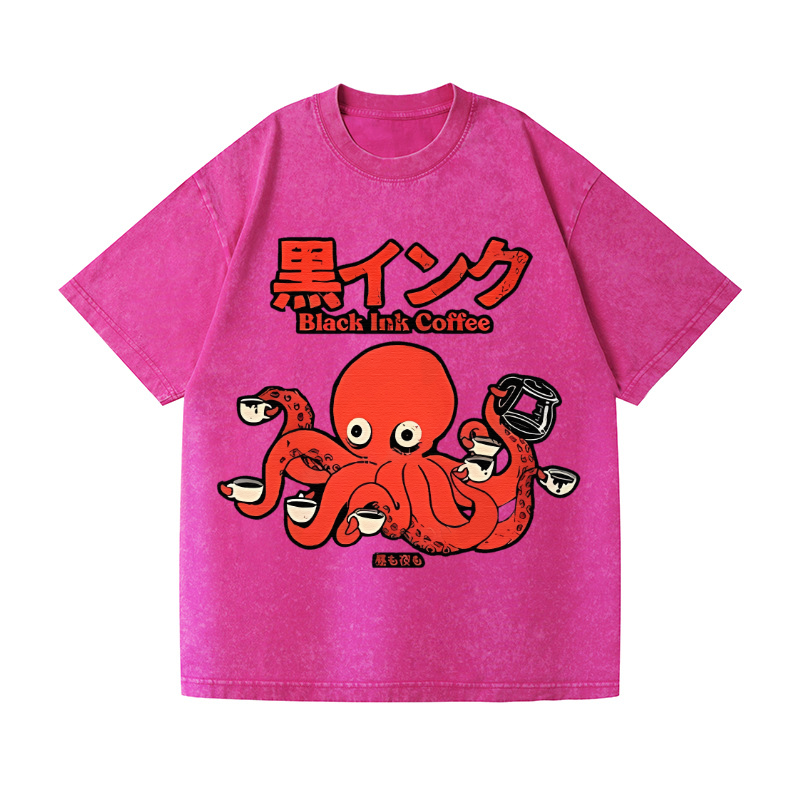 Vintage Wash Japanese Design T-Shirt