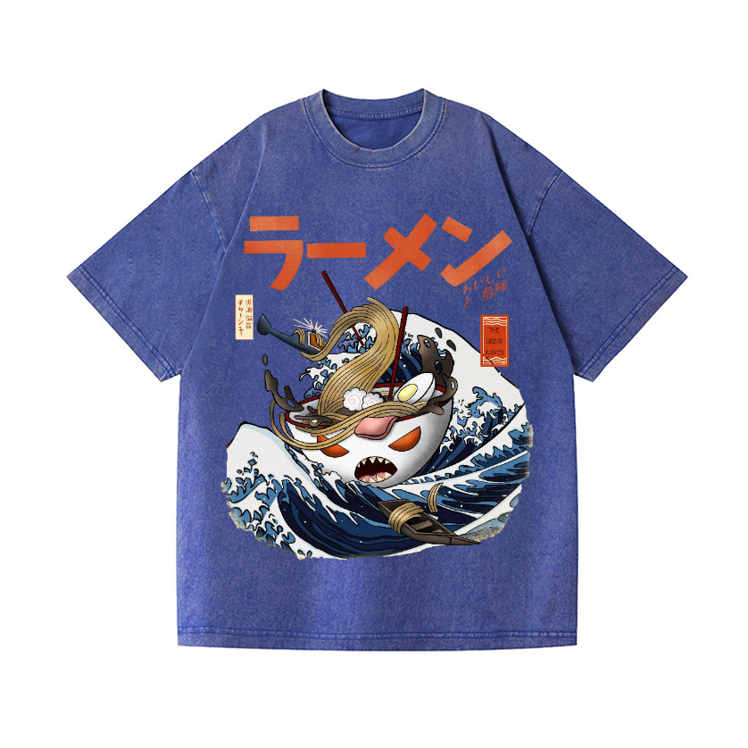 Vintage Wash Japanese Design T-Shirt