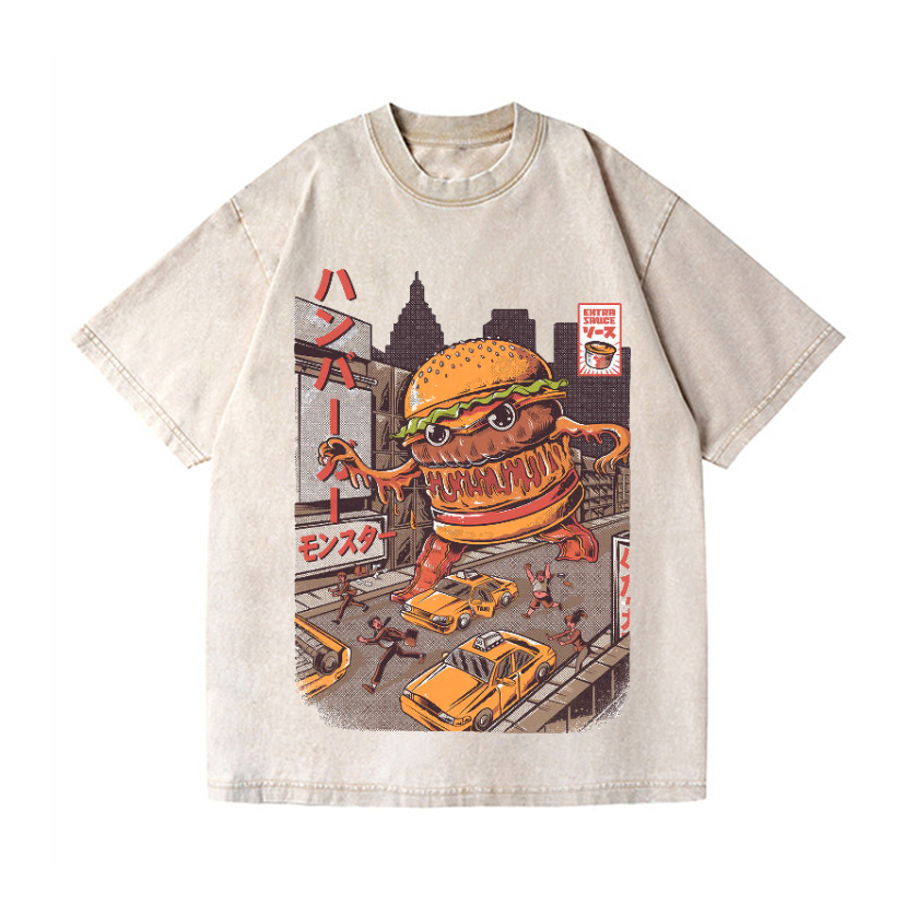 Vintage Wash Japanese Design T-Shirt
