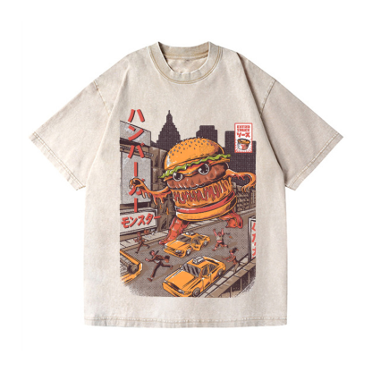 Vintage Wash Japanese Design T-Shirt