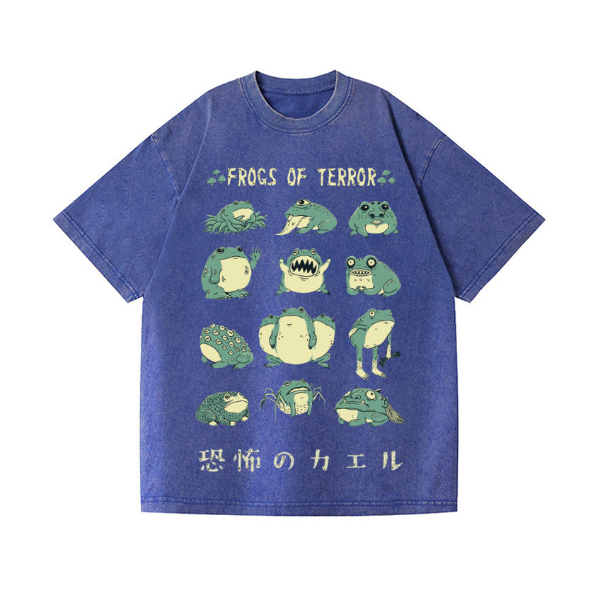 FrogVintage Wash Japanese Design T-Shirt