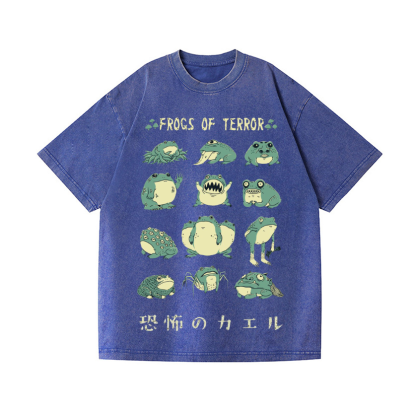 FrogVintage Wash Japanese Design T-Shirt