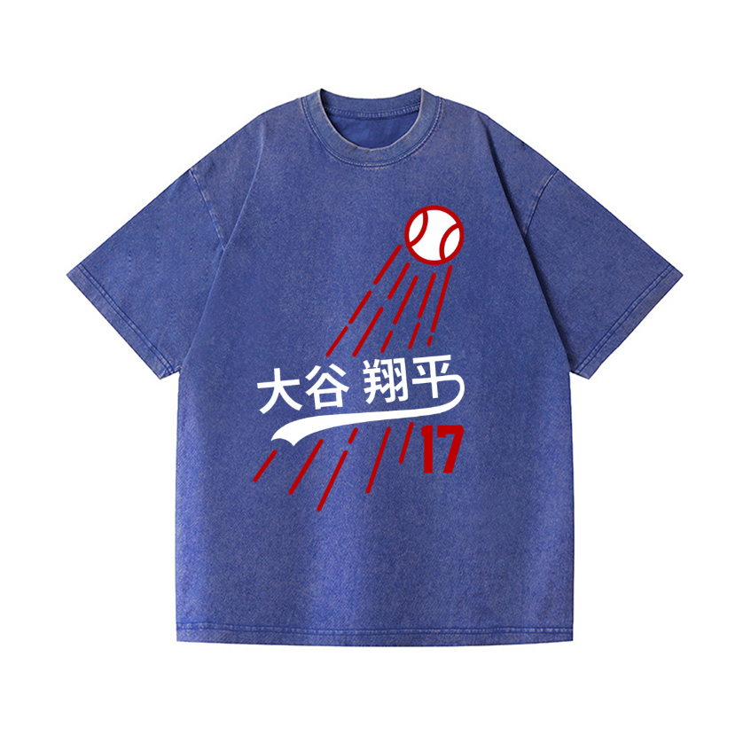 Shohei Ohtani Vintage Wash Japanese Design T-Shirt