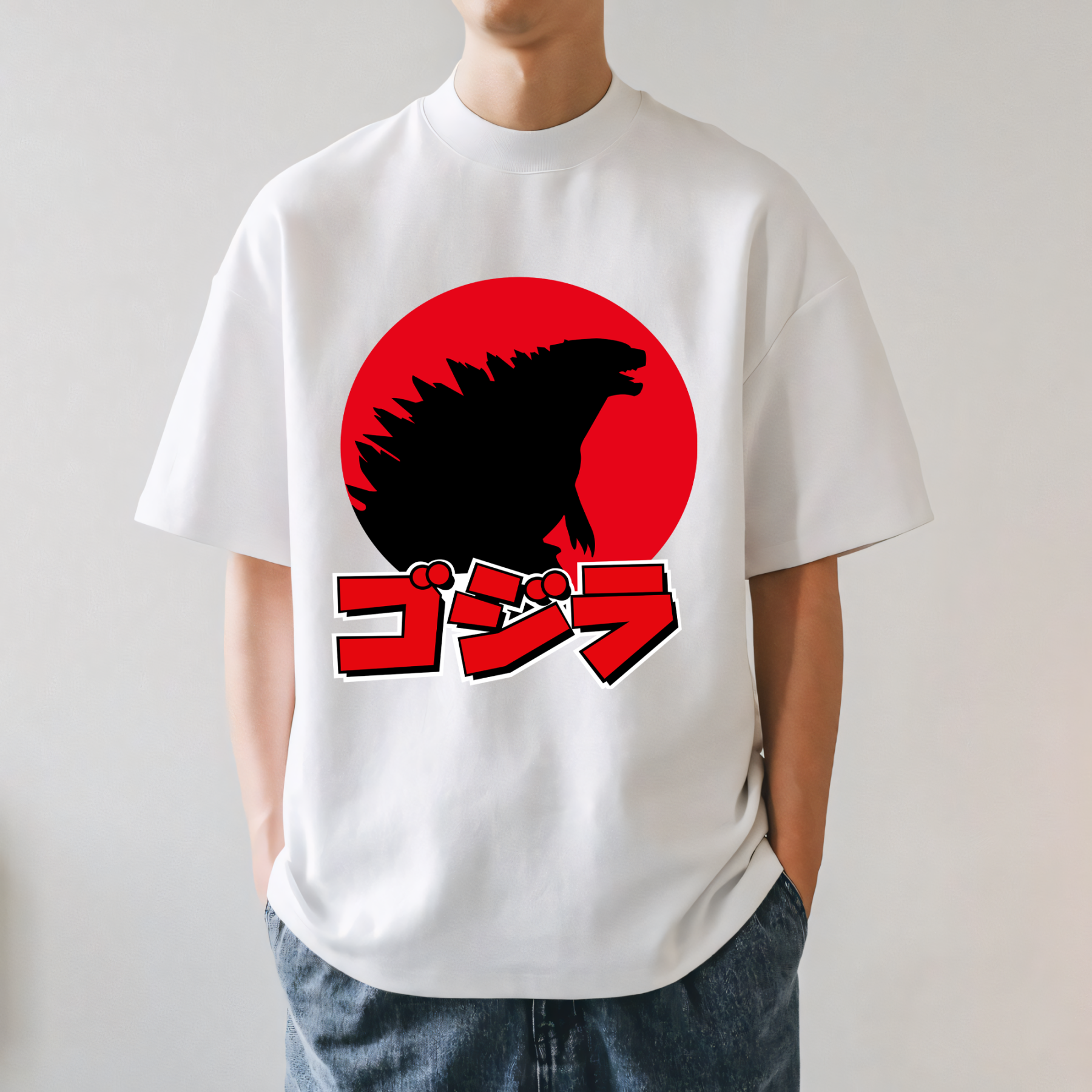 Godzilla Japanese Style Classic Tee